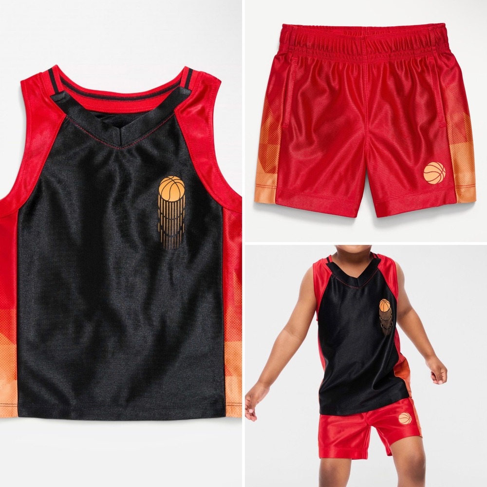 NWT Old Navy Basketball Tank & Shorts Toddler Boy 5T